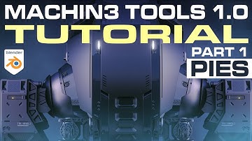 Machin3 Tools Blender Tutorial - Part 1: PIE MENUS