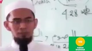 Awas Salah Kaprah Tentang Imsak  Ustadz Adi Hidayat Lc Ma