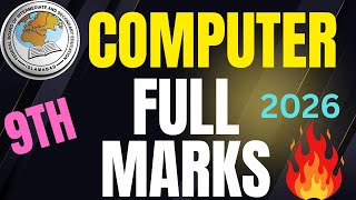9th Class Computer 2026 🔥 Full Marks Blueprint | FBISE Topper Strategy Revealed 💯