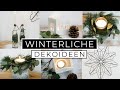 DIY WEIHNACHTSDEKO 2021 | Einfache Winterdeko selbermachen | Upcycling Inspirationen für Adventsdeko
