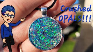 How to Make Crushed Opal & Resin Earrings – The Opal Dealer