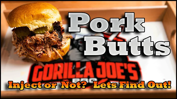 Should you INJECT pork butts? FIND OUT! | Chargriller Gravity Fed 980 #4k #porkbutt