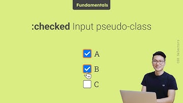 :checked CSS pseudo-class selector -  🌱 Fundamentals- CSS selectors #css #CSSselectors