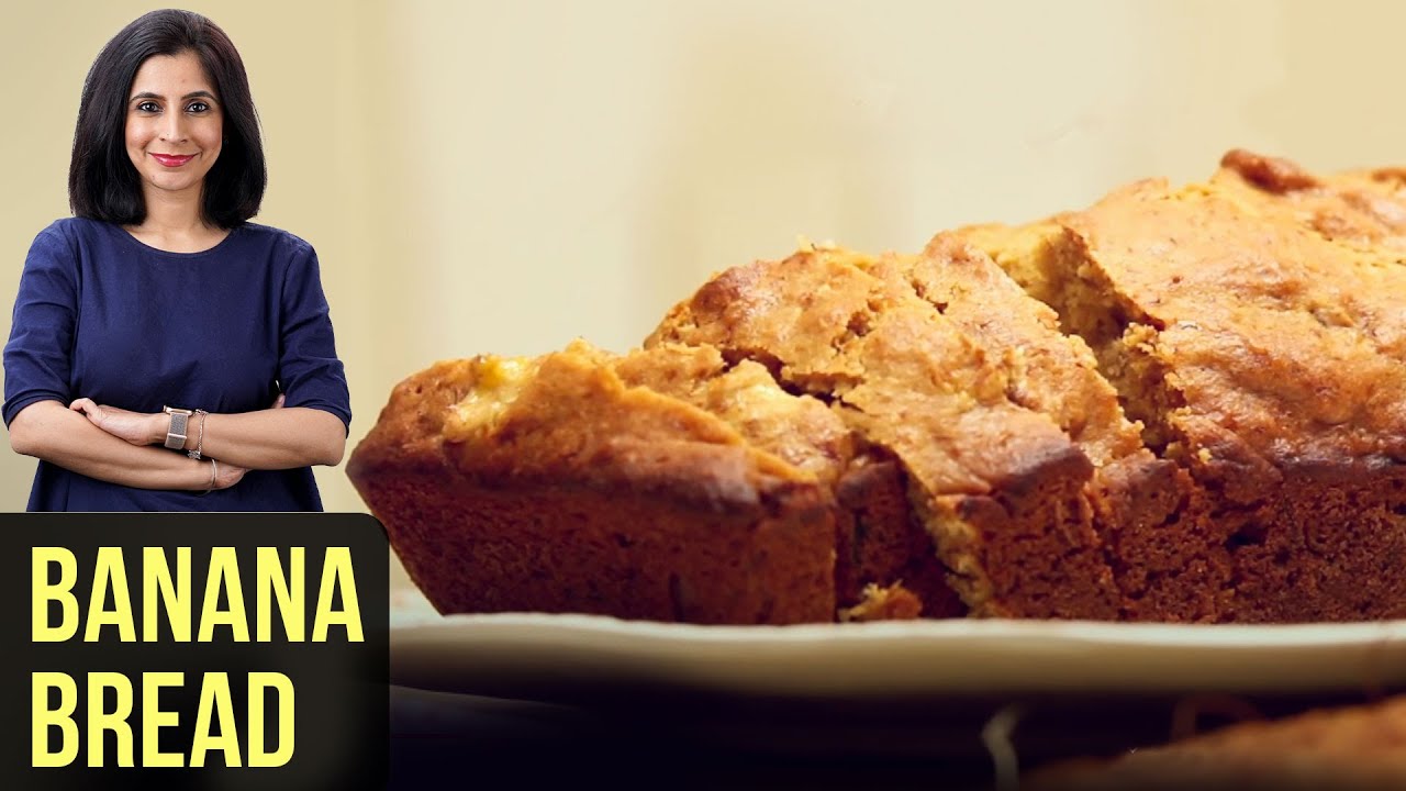 Banana Bread | How To Make Banana Bread At Home  | Banana Walnut Bread Recipe | Chef Tarika Singh | Get Curried