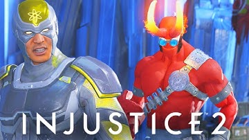 INJUSTICE 2 - ALL Atom vs Hellboy Intro Dialogues!! Funny Dialogues