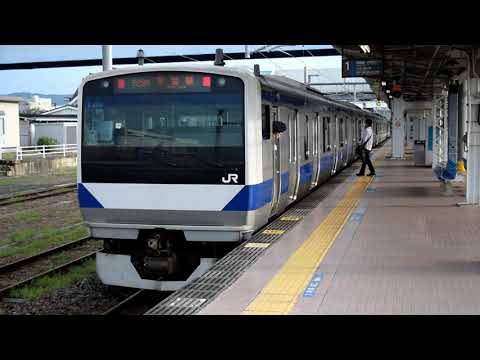 【発車メロディ即切りです】523M 常磐線 E531系K464編成 普通 いわき行 高萩駅1番線 到着から発車まで