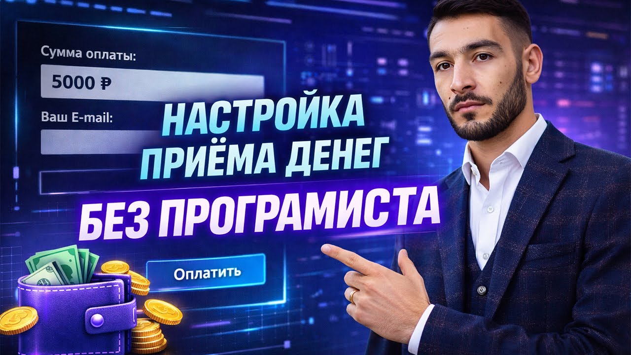 Приём денег онлайн без кода и программиста (AZVOX)