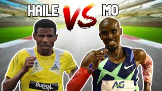 Mo Farah Takes Down Haile Gebrselassie's 1 Hour World Record |Ft.Mo Farah, Bashir Abdi, Gebrselassie