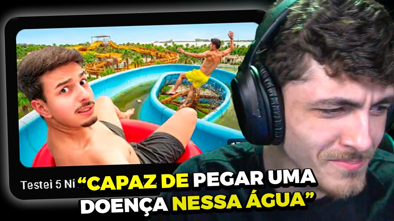 SUETAM REAGE: Testei 5 Níveis de Parques Aquáticos