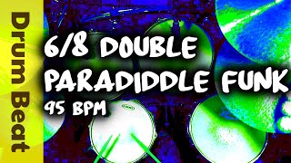 6/8 Funk Drum Beat 95 BPM | Odd-Feel Groove for Adventurous Jammers @JimDooley