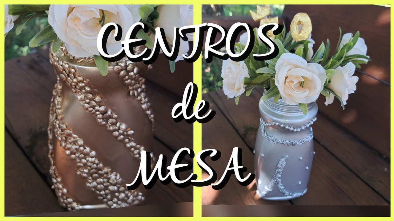 Transformá tu FIESTA con  estos CENTROS DE MESA (50) AÑOS