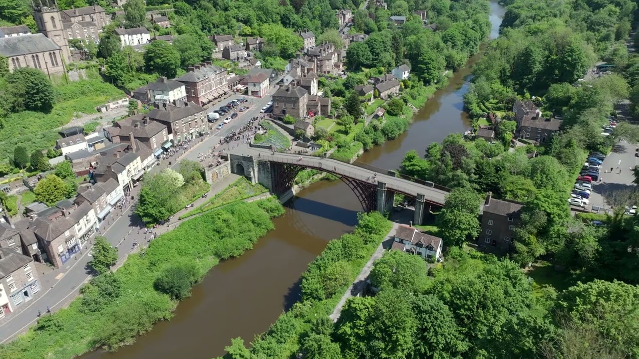 Incredible Aerial Views of Ironbridge, Shropshire 4K Drone Footage | C&C Drone Services