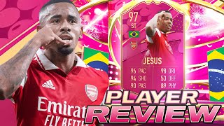 97 FUTTIES GABRIEL JESUS PLAYER REVIEW - FIFA 23 ULTIMATE TEAM