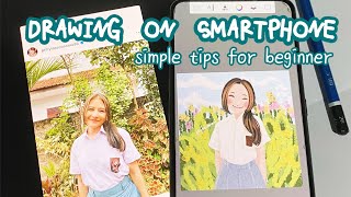 Tips Sederhana Menggambar Digital di Smartphone (SKETCHBOOK mobile apps)