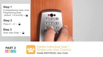 Electronic Keypad Deadbolt - Programming