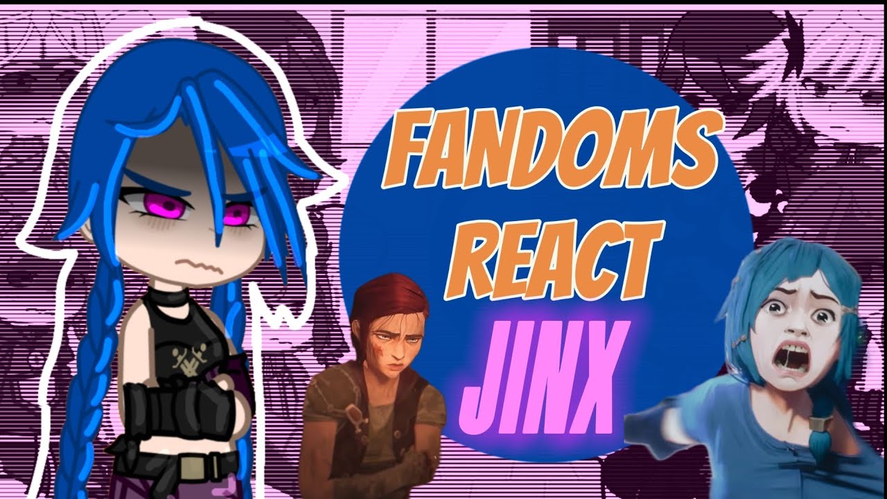 Реакция фандомов на Jinx Arcane (1/3) | (3/?) Время приключений, Miraculous, Ninjago...