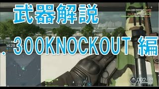 【BFH 実況】 武器解説 .300KNOCKOUT編