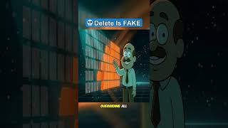 Why Delete Button Doesn't Actually Delete Anything