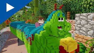 [4K] Minecraft Disneyland Heimlichs Chew Chew Train | ImagineFun 2021