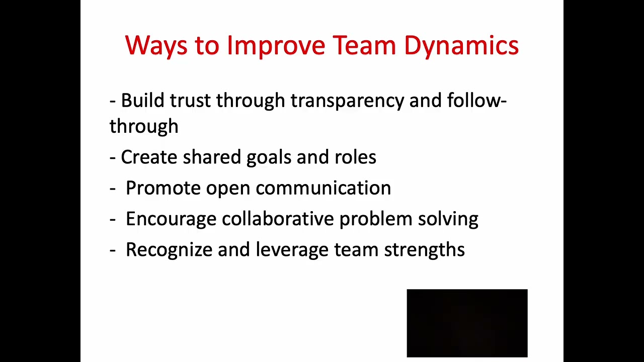 Team Development Training Session