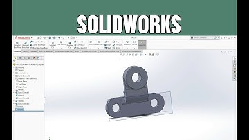 Solidworks beginners tutorial #3 | Rod Support