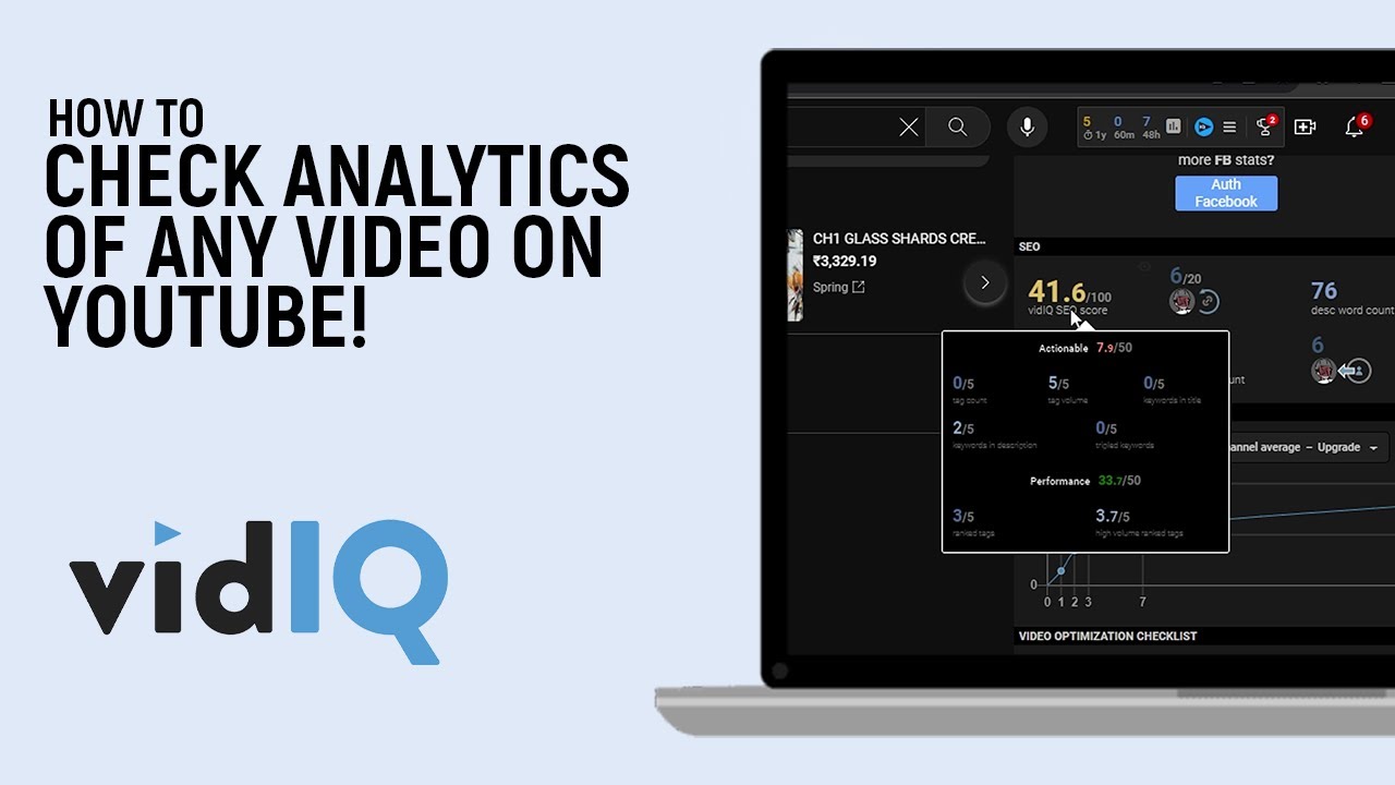 How to Check SEO of any Video on Youtube using VidIQ [easy] - YouTube