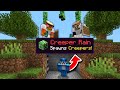 Minecraft Manhunt But Crouching Spawns Creepers On The Hunters...