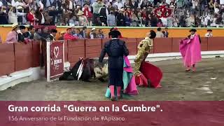 Brillante faena de Uriel Moreno El Zapata en Apizaco