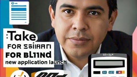 Take assistant for blind new application launch read PDF ocr AI talking calculator mini tools