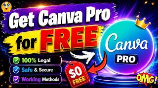 How to Get Canva Pro for FREE | Best Legal Canva Pro Access Method