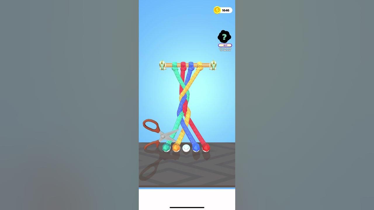 Tangle Master 3D 🧶 untangle rope game level 93 YouTube