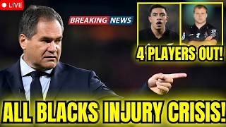 Details 🚨 ALL BLACKS IN CRISIS! Dave Rennie Loses 4 Players Ahead of Wallabies Rematch! #allblacks Guide