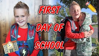 FIRST DAY OF SCHOOL! Jackson Goes To Kindergarten! 😢 (Emotional)