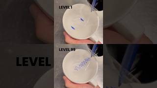Latte Art Tulip: Level 1 VS Level 99 #shorts #latteart #tutorial