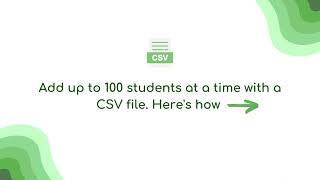 How To Add Students In Bulk