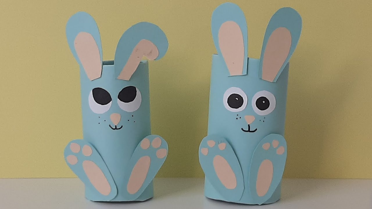 Kapel diepte onhandig DIY konijntje knutselen🐰 - YouTube