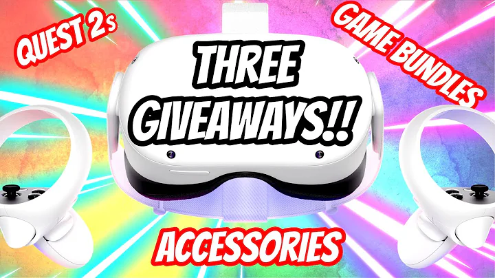 3 Giveaways: Quest 2's, Games & Accessories!!!
