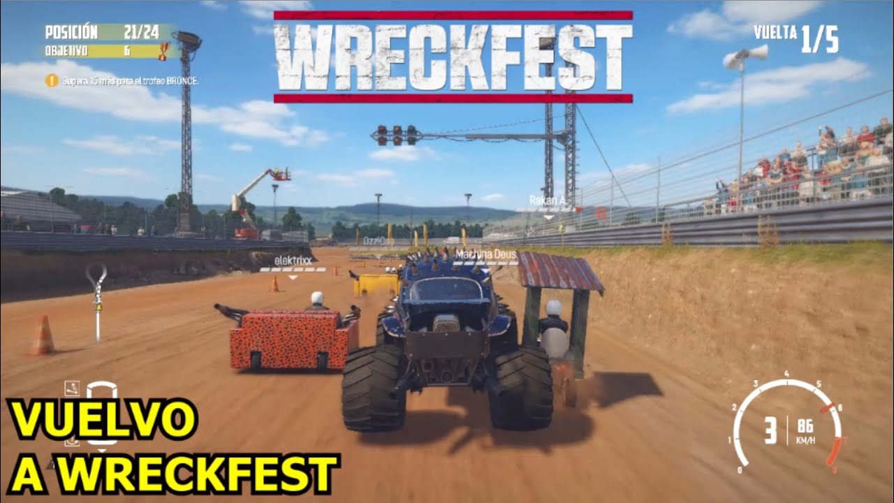 VUELVO A WRECKFEST EN LA VERSIÓN DE PC 🚌 Gameplay en Español - YouTube