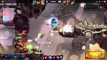 Awesomenauts - AWESOME kill of LEON by SENTRY !!!