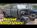 Rescuing A 1978 Dodge W200 After 27 Years: Did We Just Score The Ultimate Parts Truck!