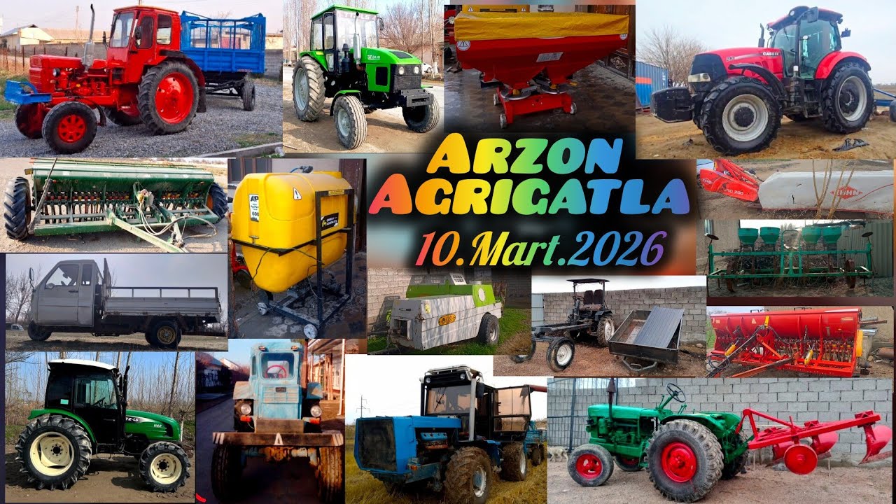Arzon Agrigatla 10.Mart.2026 Ttz U62 T28 T40  CASE Puma-210 T-150 T-16 Seyelka Muravek Kasilka Kuxn.