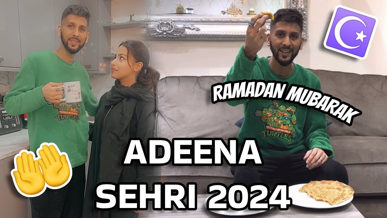 ADEENAS 1ST SEHRI WITH ME AND MY FAMILY AFTER MARRIAGE ♥️ SHE LOVED MUMS PARATHA👀