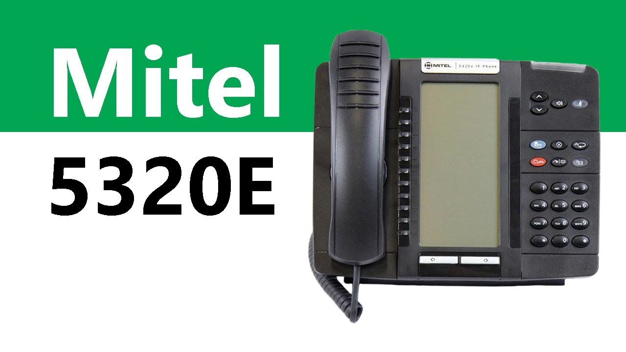 The Mitel 5320E Non-Backlit IP Phone - Product Overview - YouTube