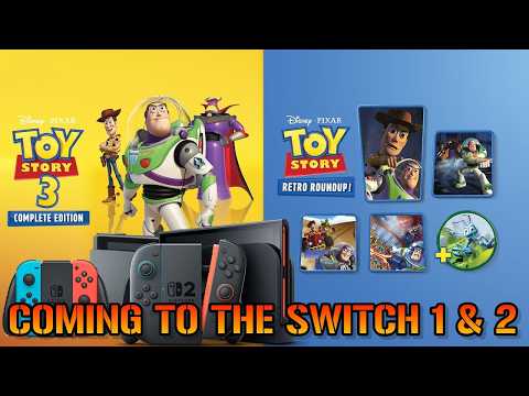 Toy Story: Retro Round Up & Toy Story 3 REMASTERED Coming To The Switch 1 & 2! Here's The Details
