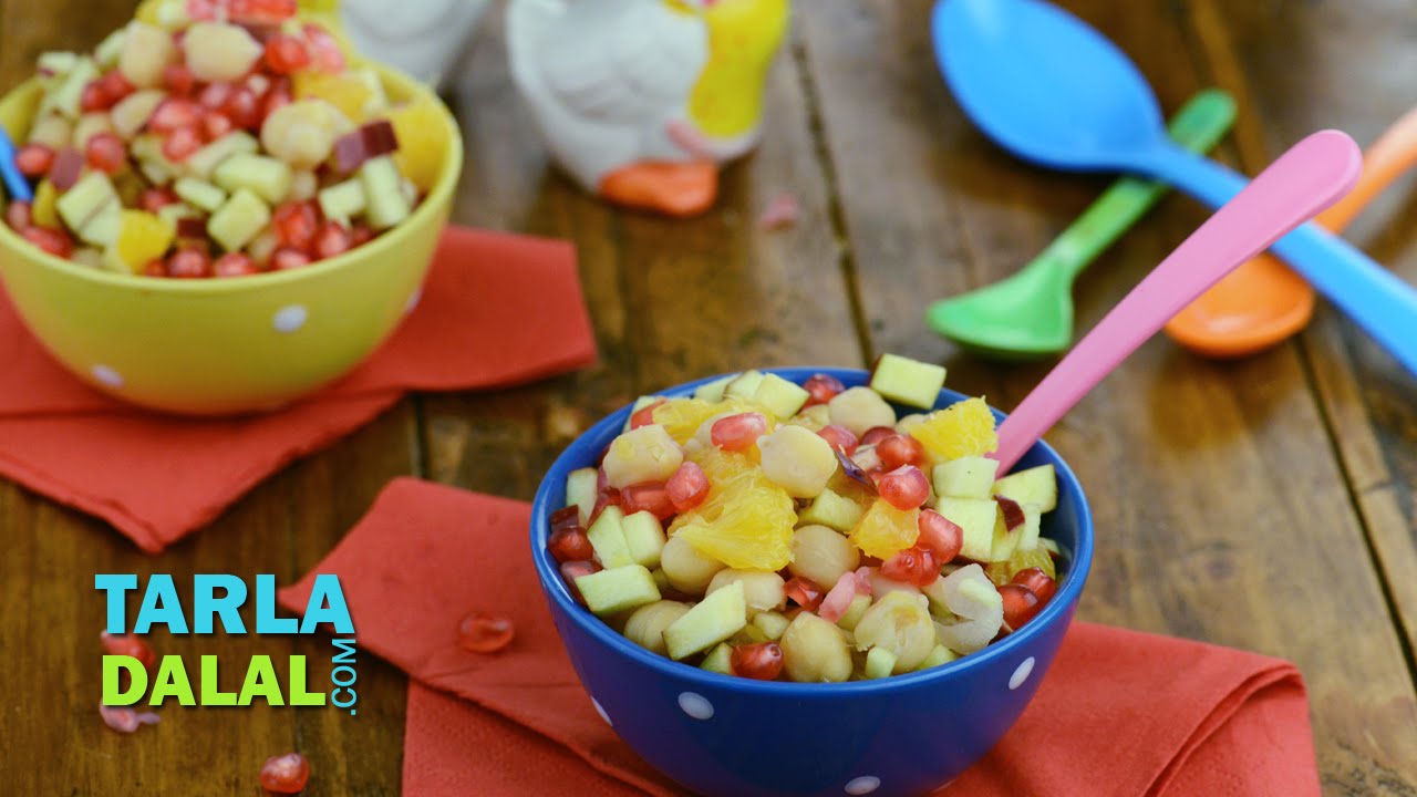 Fruity Chana Salad ( Toddler Recipe) by Tarla Dalal