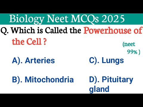 Biology MCQs || Biology Neet MCQs || Important Neet MCQs 2025 || - YouTube
