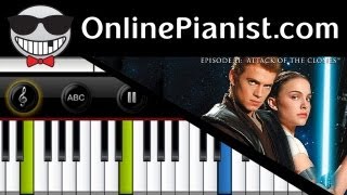 Star Wars - Across the Stars - Piano Tutorial - John Williams - How to play chords