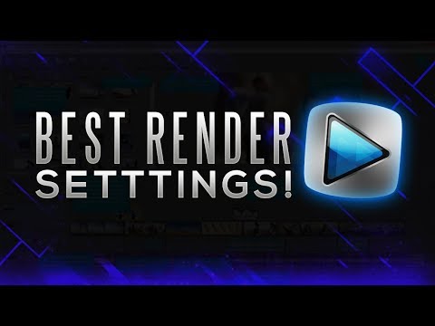 No Lag Render Settings | Daldor (Sony Vegas PRO)