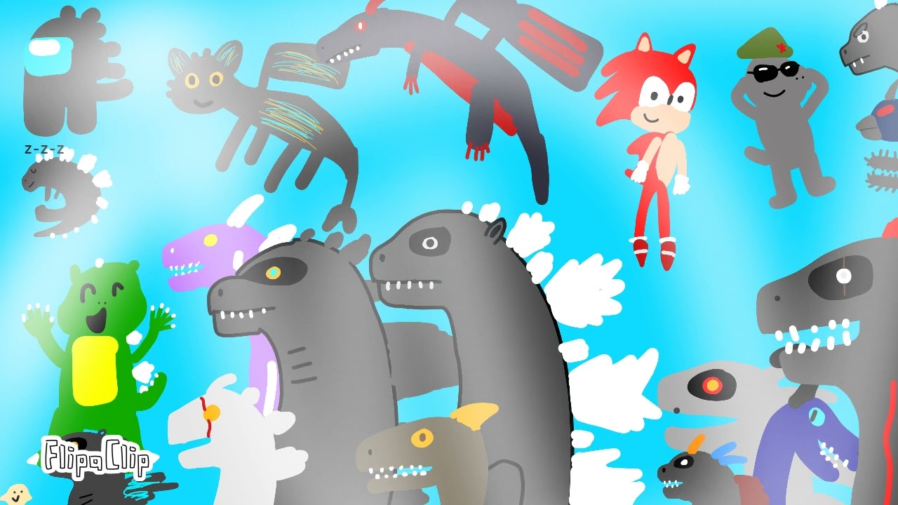 Арты посвящённые банде Годжиры