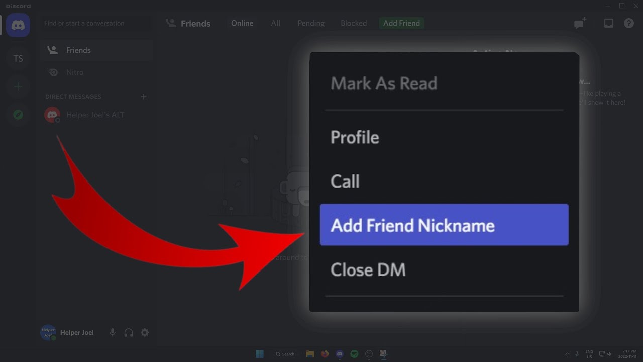 How to change your nickname on Discord